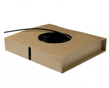 Metal Work Pneumatic Instrumentrør PA i Karton Sort 4x6 mm 25 m