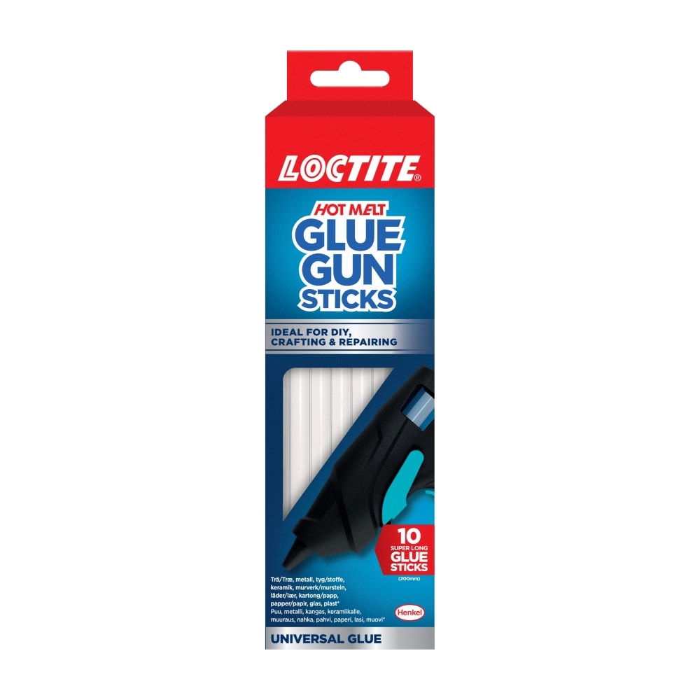 Loctite Glue Gun refill limstifter 10 x 20 gram | Lim, fuge & spartelmasse | Byggematerialer
