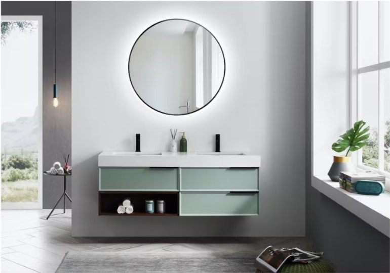 Bathlife Spira LED spejl Ø1200 mm