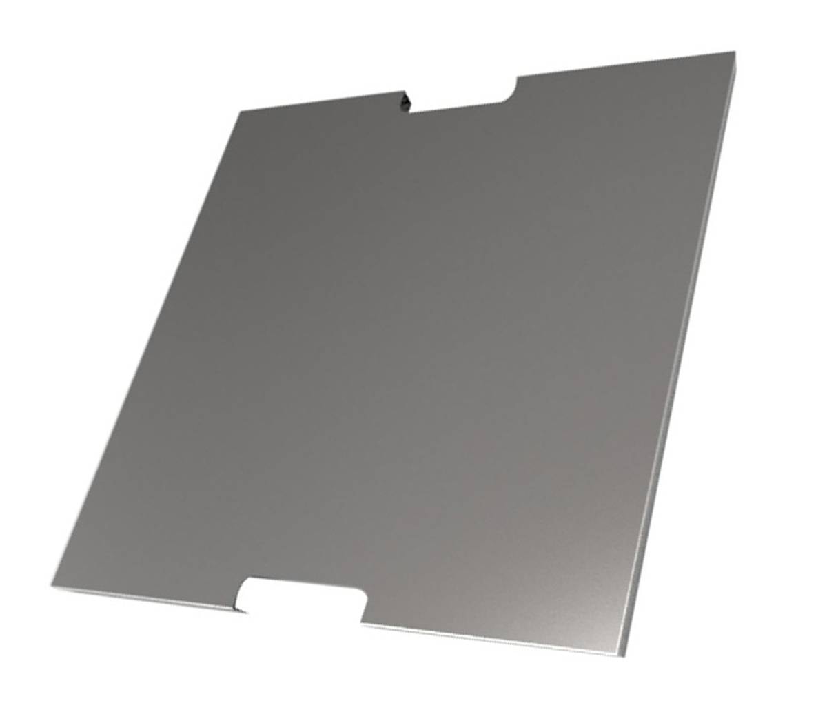 Elementi dækplade rustfri til ildbord 52,5 x 52,5 x 1,5 cm