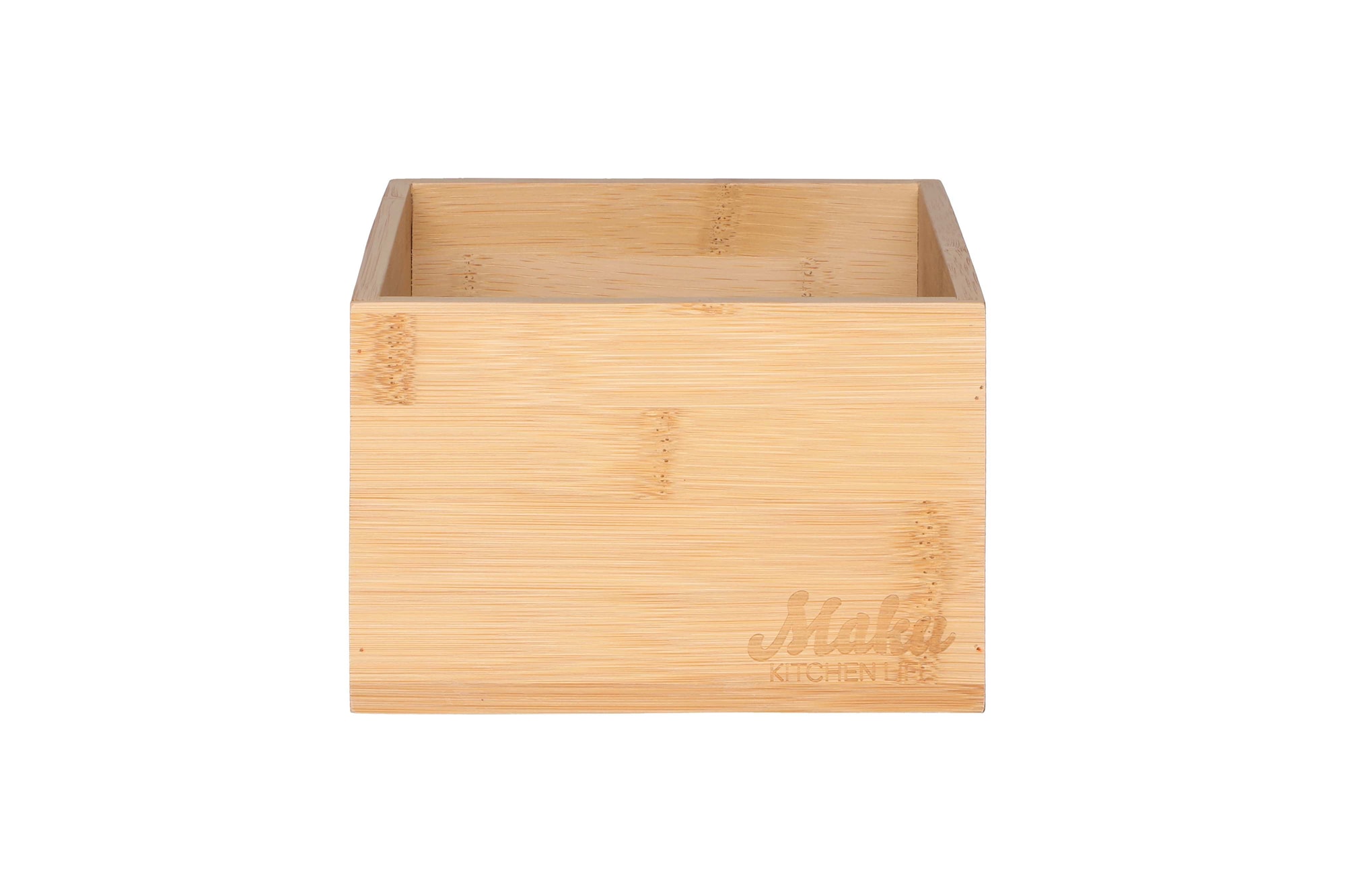 Maku opbevaringskasse i bambus 15 x 15 x 10 cm