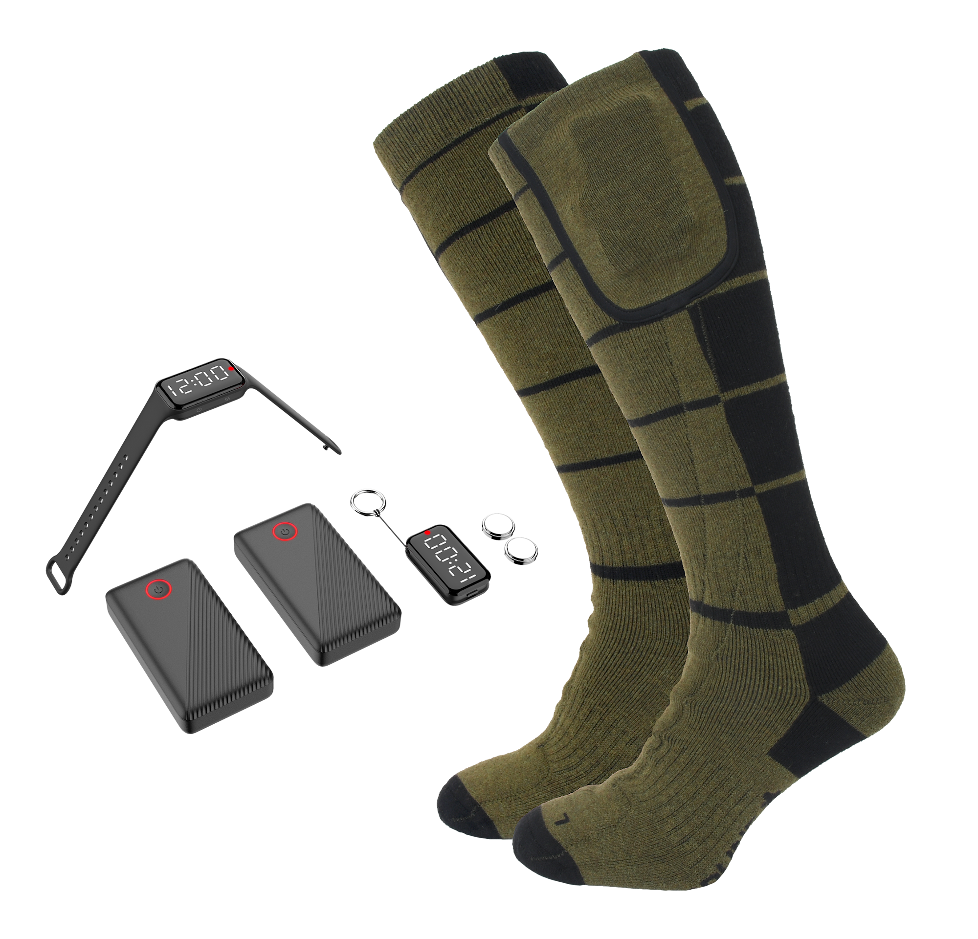 Woodline Heated Socks Grindavik 2XL