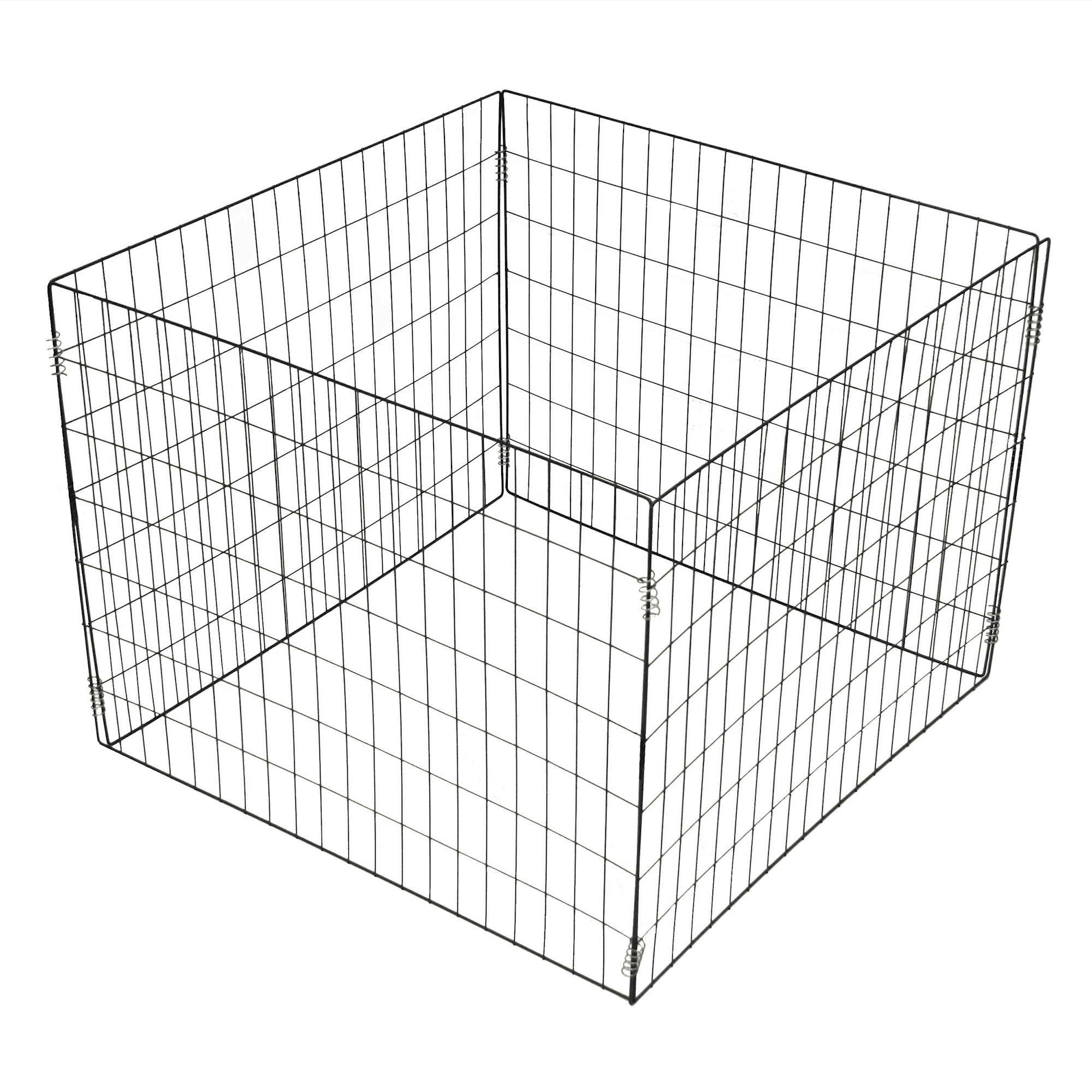 Hortus kompostbeholder sort 70 x 90 x 90