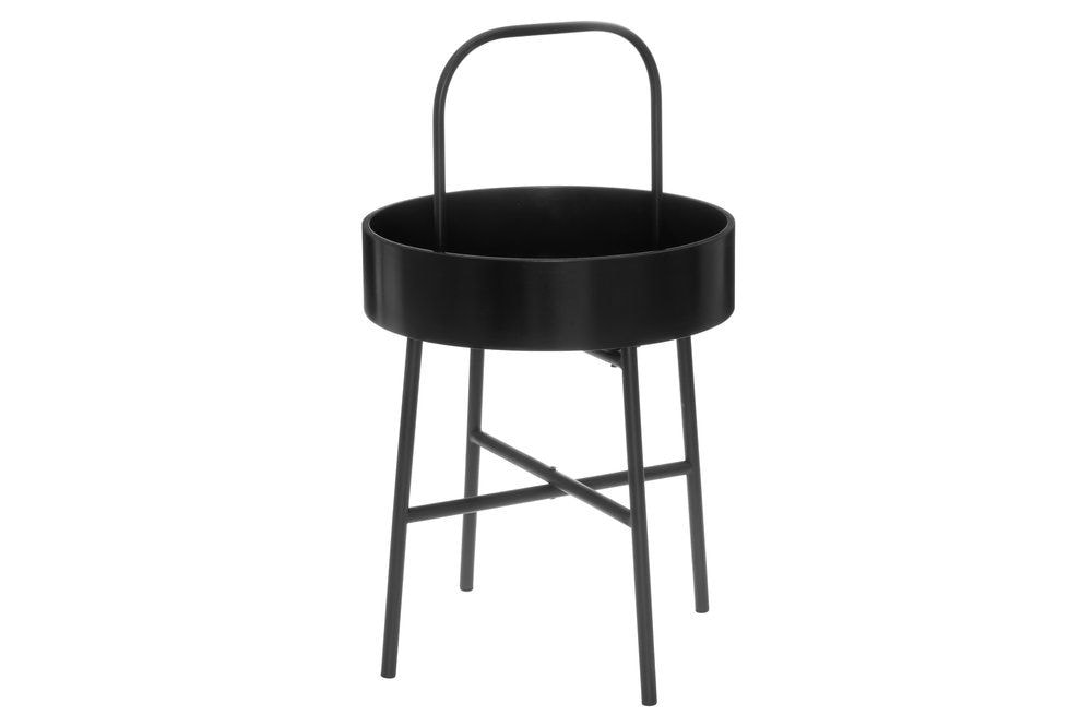 4Living Hang sidebord i sort Ø38 x 66 cm