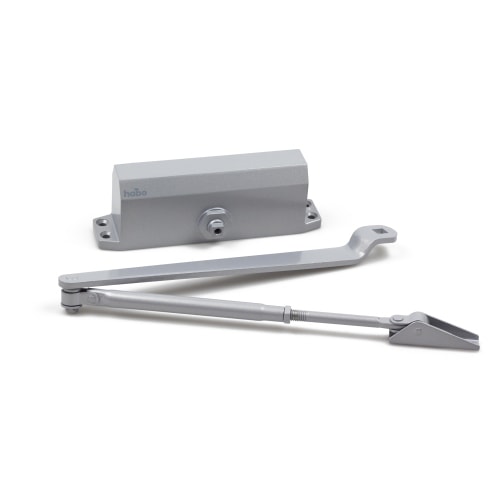 Habo DS1604 dørpumpe sølv