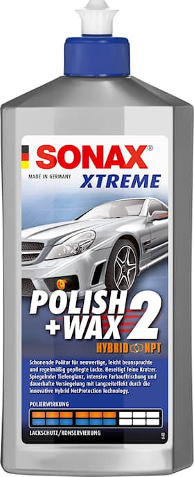 Sonax Xtreme Deep Gloss Polish Wax 2 bilvoks 550 gram