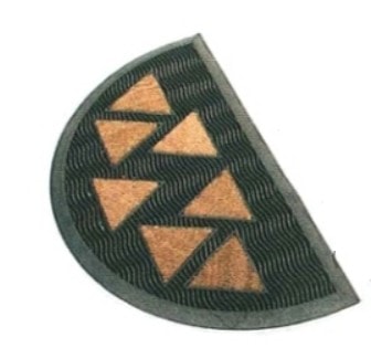 Bolton kokosmåtte rund 45 x 75 cm