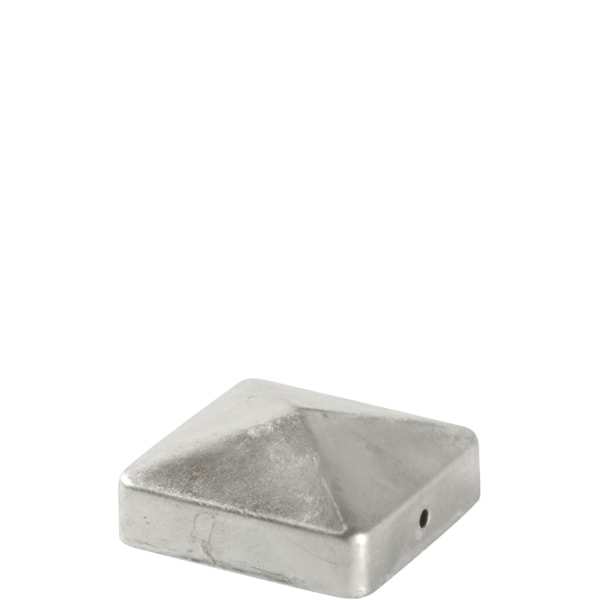 Plus Pyramide stolpeafdækning i varmgalvaniseret 71 x 71 mm 17835-1