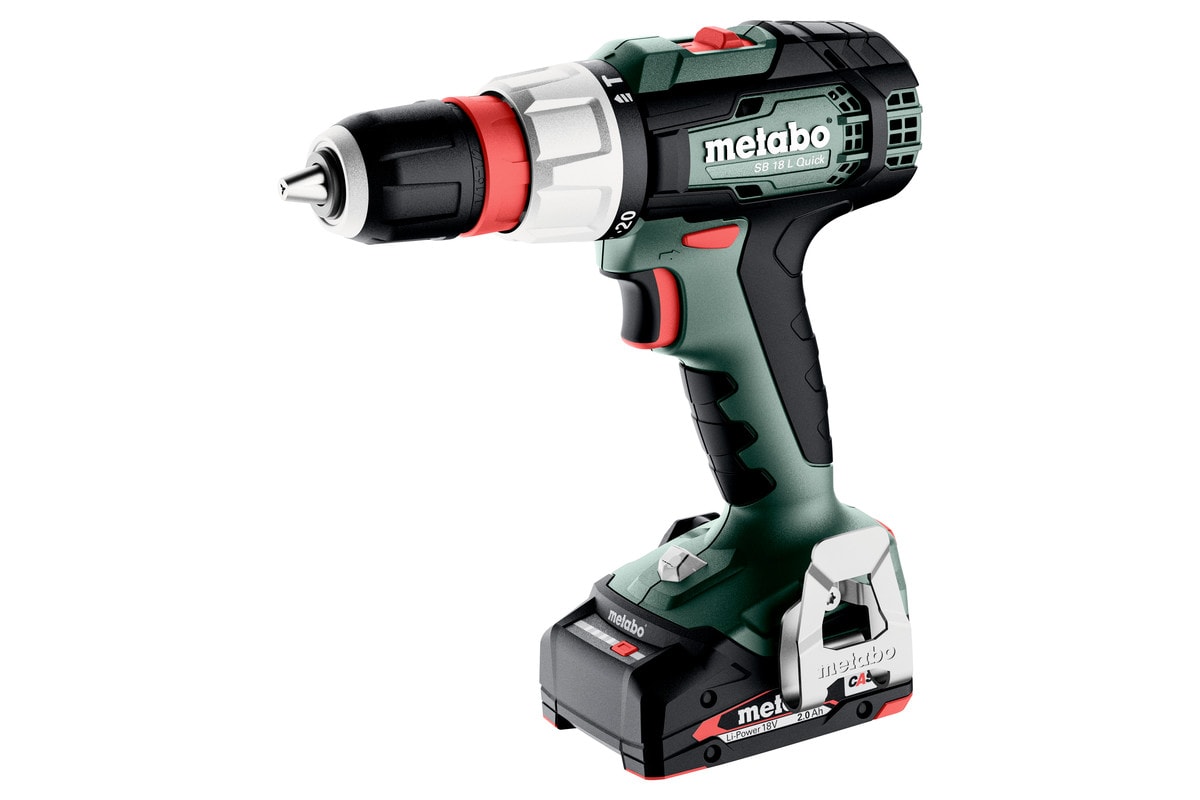 Metabo slagboremaskine SB 18 L Quick med 2x2Ah batterier og lader