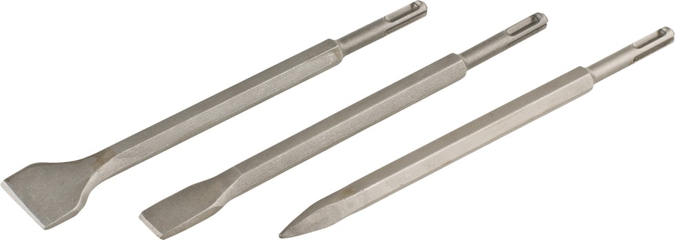 KWB mejselsæt med SDS skaft 3 dele