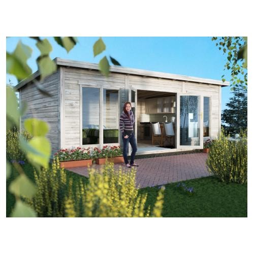 Luoman Lillevilla 488 hytte / gæstehytte med termoglas 24 m2