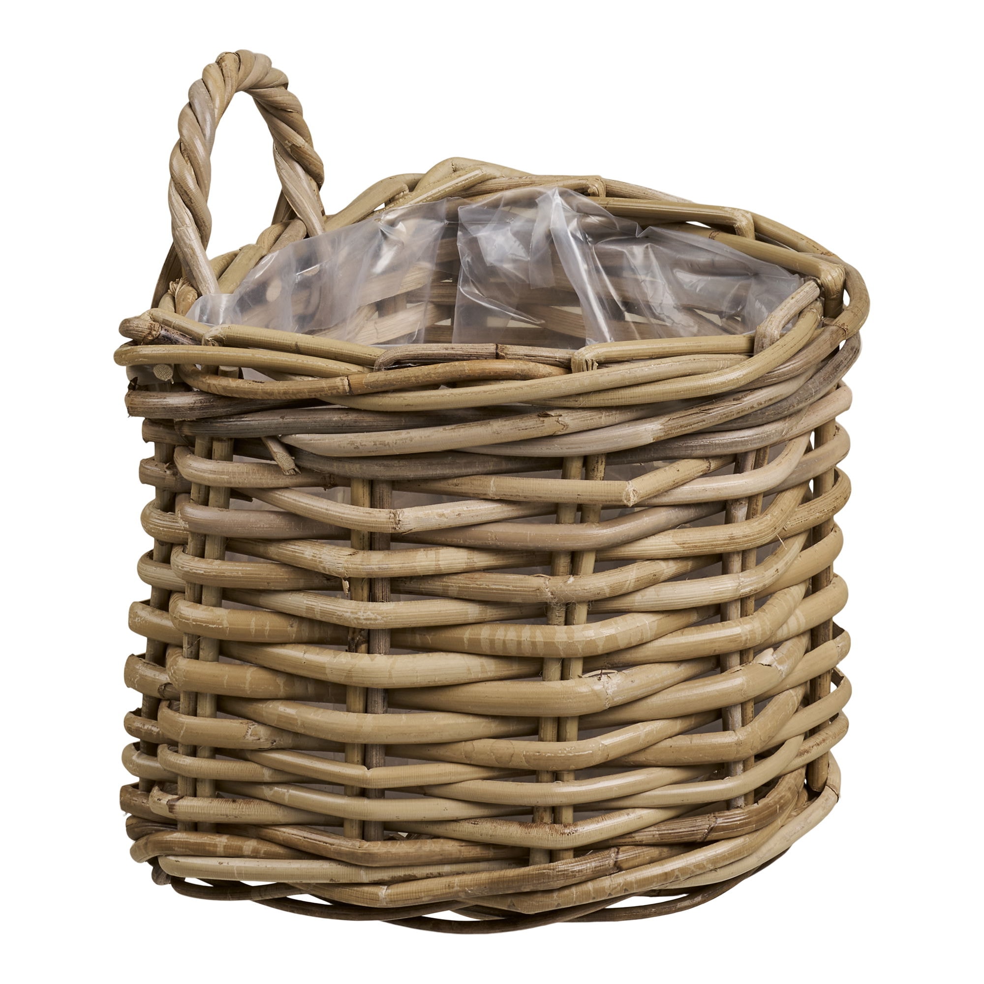 House Nordic Keli Kurv, kubu rattan, natur, 37 x 23 x 27 cm