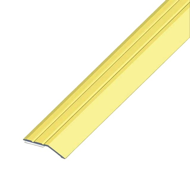 Alfer overgangsprofil selvklæbende messingeloxeret 30 x 5 mm 1 meter