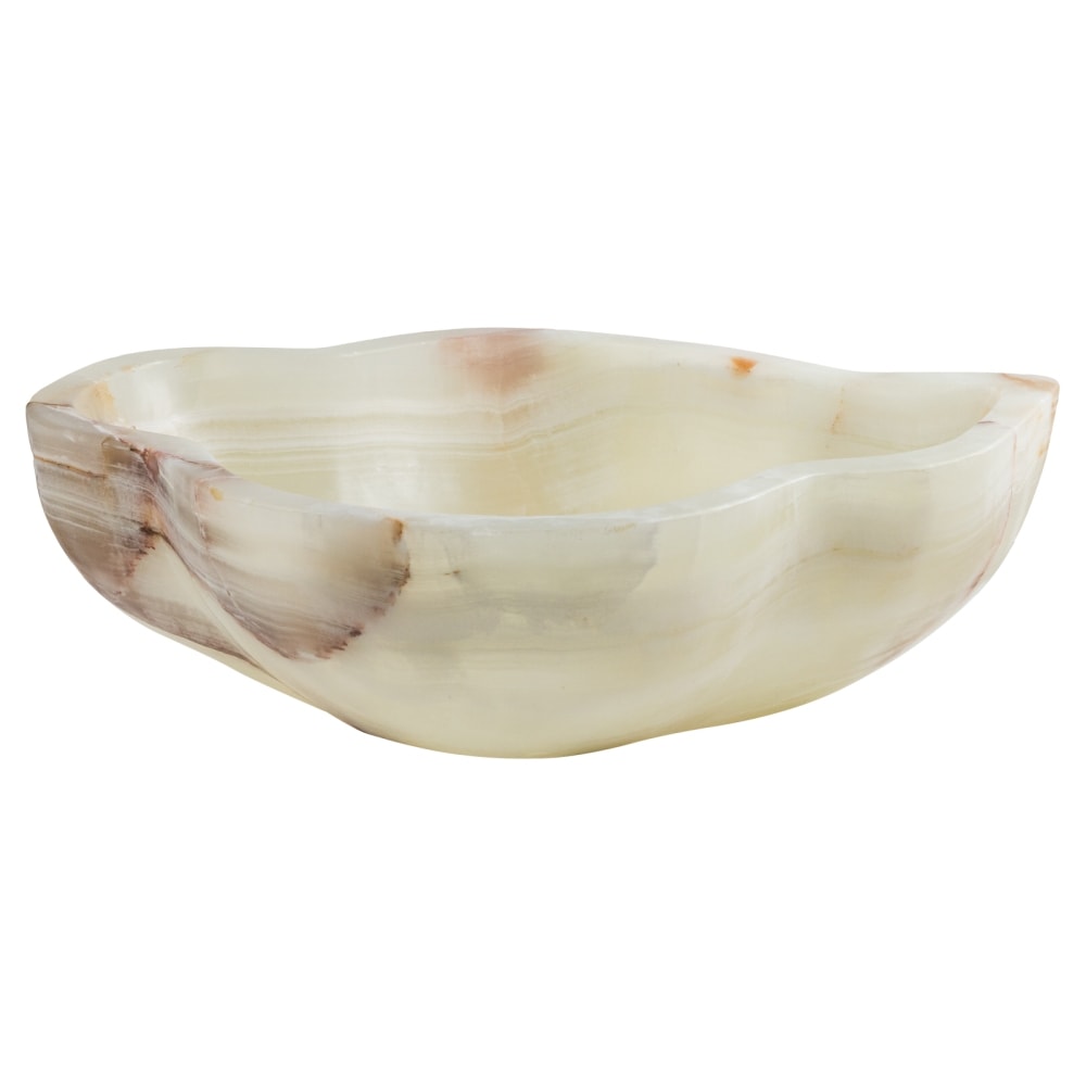 GemLook GL460 håndlavet håndvask i beige onyx 47-52 x 38-42 cm