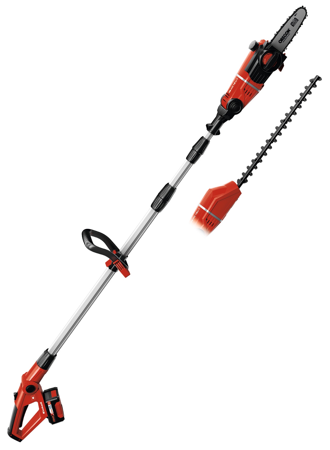 Einhell 2-i-1 multiklippersæt 18V med 3,0 Ah og lader