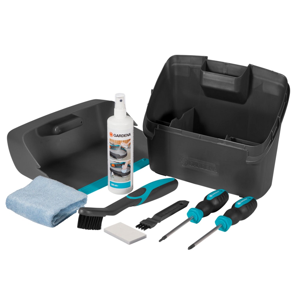 Gardena vedligeholdelses- og rengøringssæt til robotplæneklippere