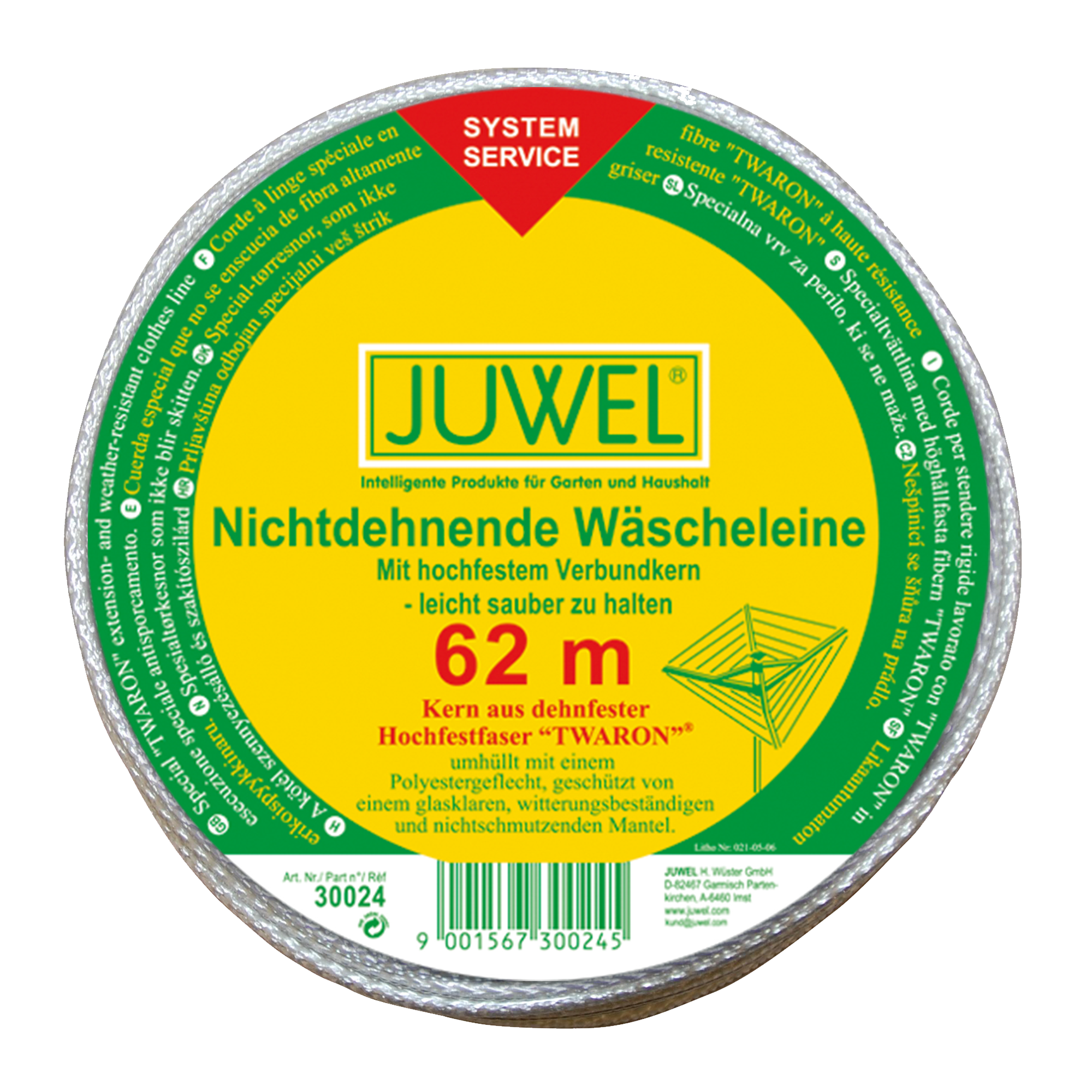 Juwel Twaron tøjsnor 62 meter