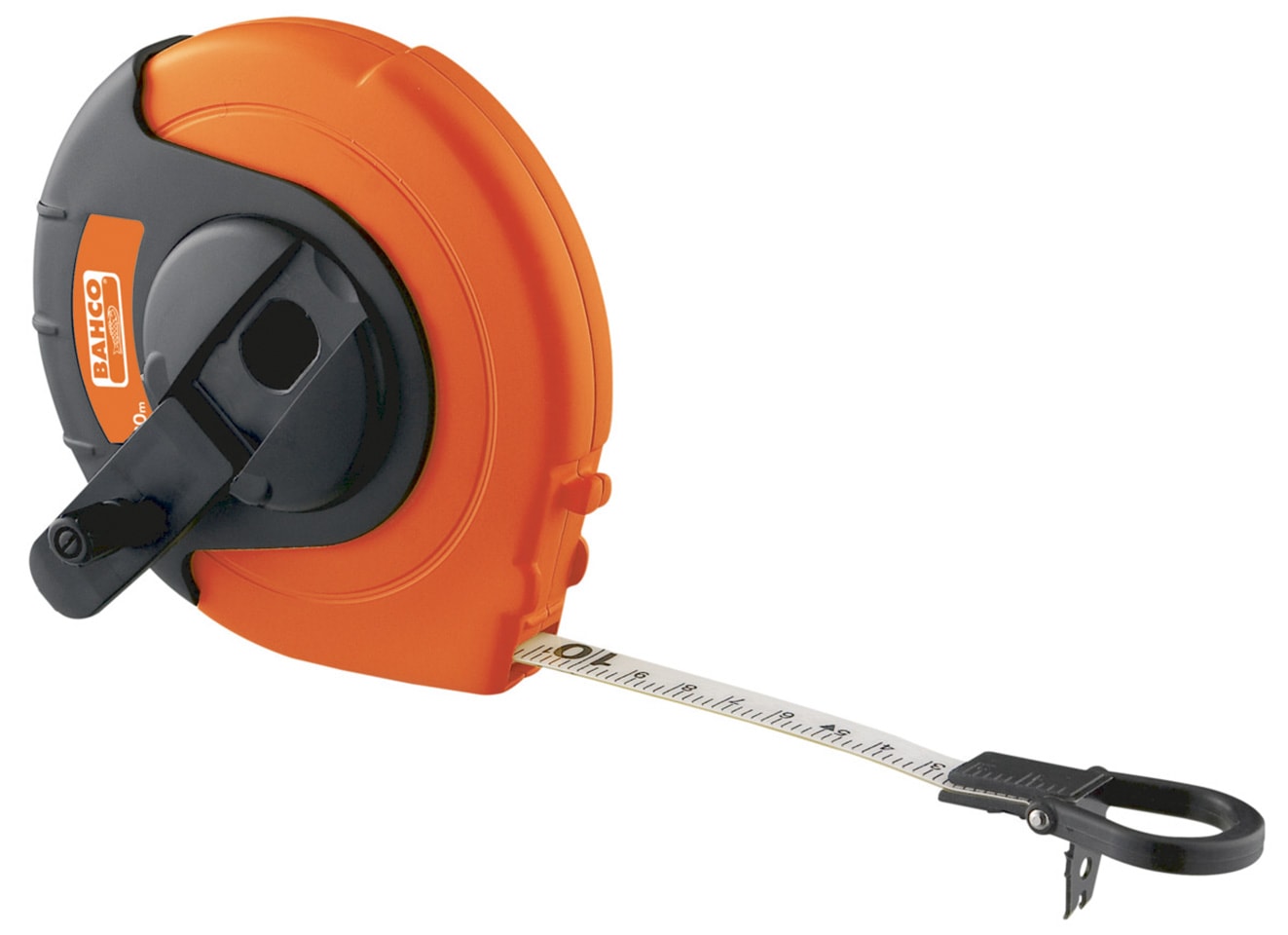Bahco båndmål med ilagt stål 13 mm glasfiberhus 30 meter