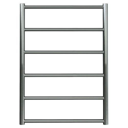 Kriss Polaris håndklædetørrer i børstet stål 800 x 603 mm. Centermål 568 mm