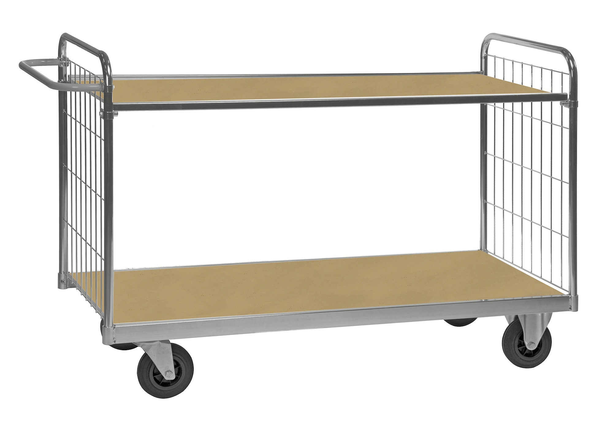 Kongamek elektrogalvaniseret ESD hyldevogn 9000-serien KM9000-2XL-ESDB