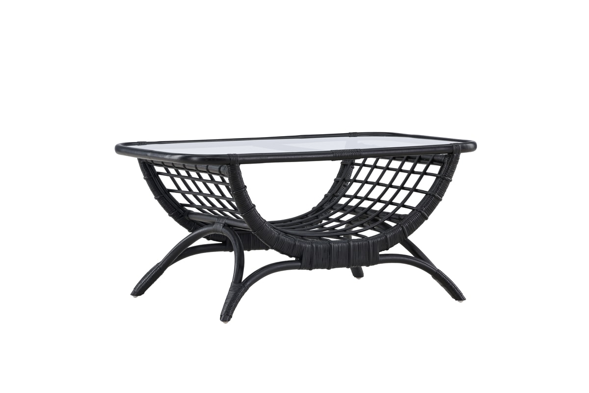 Venture Design Moana loungebord i sort bambus 95 x 60,5 cm
