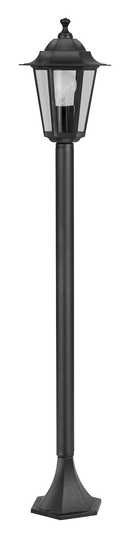 Eglo Laterna 4 udendørs standerlampe i sort IP44 E27 H1000 mm