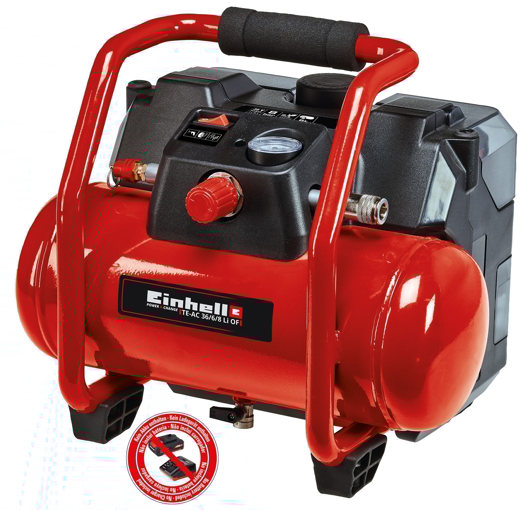 Einhell TE-AC 36/6/8 Li kompressor 2 x 18V uden batteri og lader