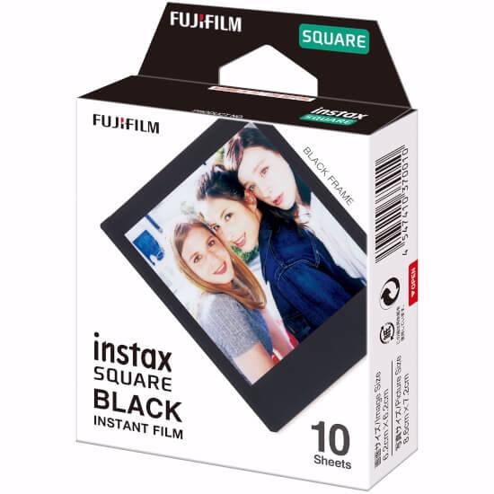 Instax Square Black Frame film 10 fotoark/printerpapir - Kamera, Hjemmeelektronik
