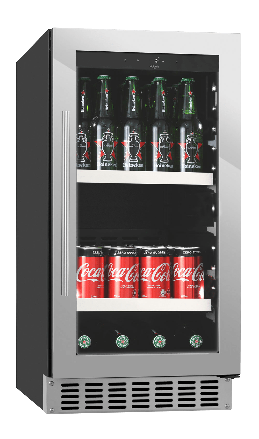 mQuvee BeerServer 40 Stainless ølkøleskab til indbygning