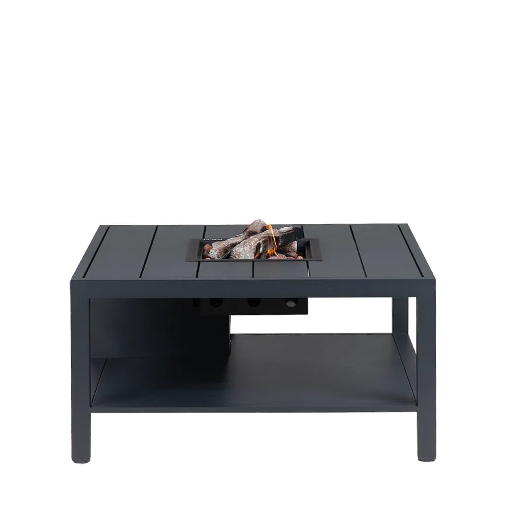 Cosi Cosiflow Straight bålbord i antracit 120 x 80 x 50 cm