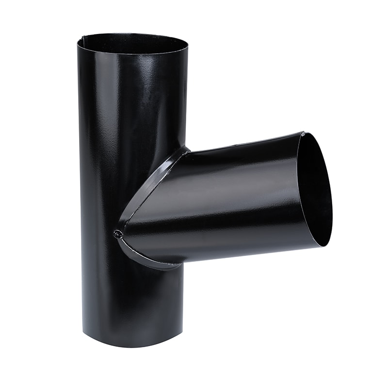 Plastmo Sort Arkitekt grenrør 70 gr 90 mm