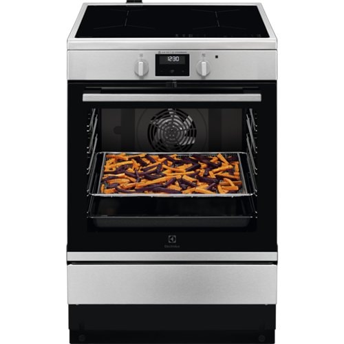 Electrolux 600 SteamBake induktionskomfur med katalyse rustfri 60 cm LKI66440NX