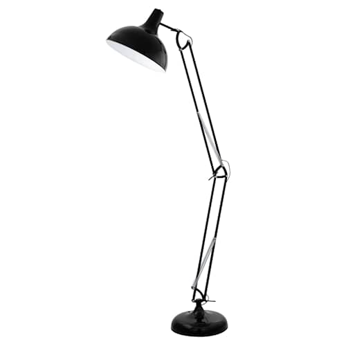 Eglo Borgillio standerlampe/gulvlampe i sort E27