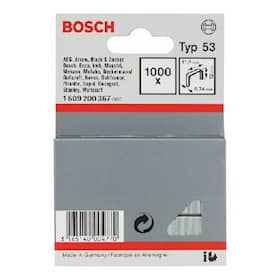 Bosch hæfteklammer type 53 11,4 x 0,74 x 12 mm 1000 stk