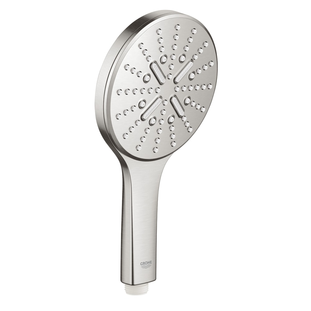 Grohe Rainshower SmartActive 130 håndbruser i Supersteel 3-sprays