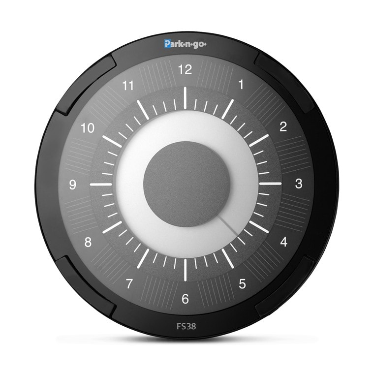 Parkngo Eco p-skive i sort/antracit
