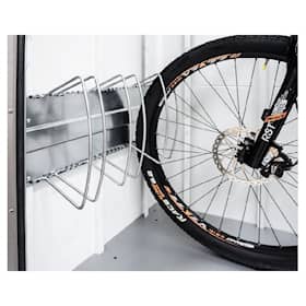 Biohort Cykelstativ bikeHolder til Værktøjsskure og HighBoard, sæt til 3 Räder