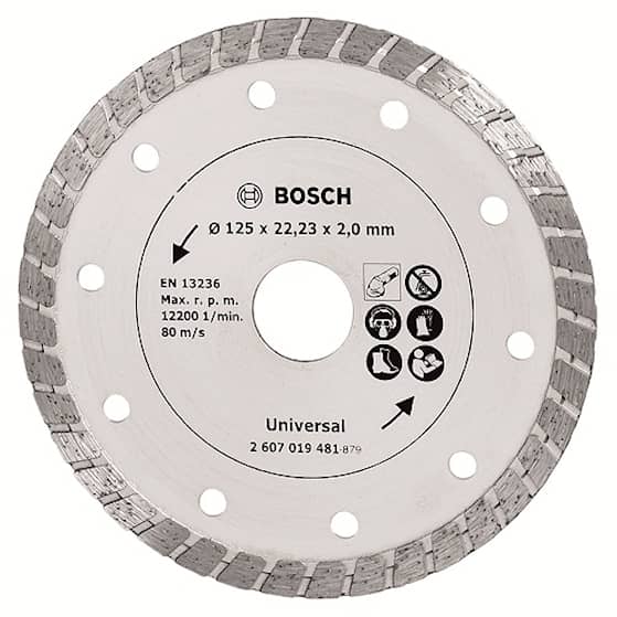 Bosch diamantskæreskive 125 mm turbo