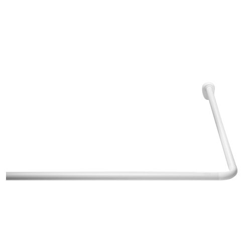 Ridder universal forhængsstang i hvid Ø25 mm