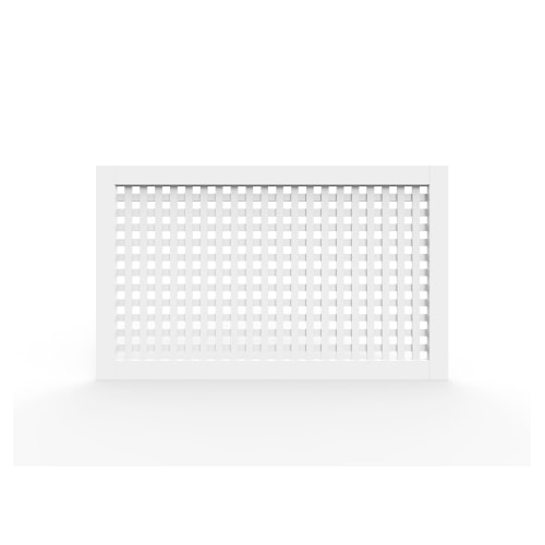 Lundbergs Olivia radiatorskjuler hvid 1250 x 700 mm