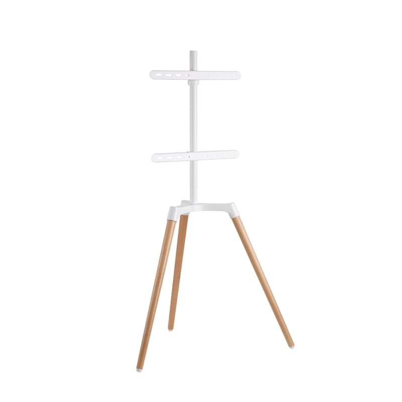 Sinox Tripod TV gulvstand mørkt træ/sort med drejbar top 50-65"