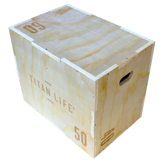 Titan Life Pro Plyo Box Wood træningskasse i træ