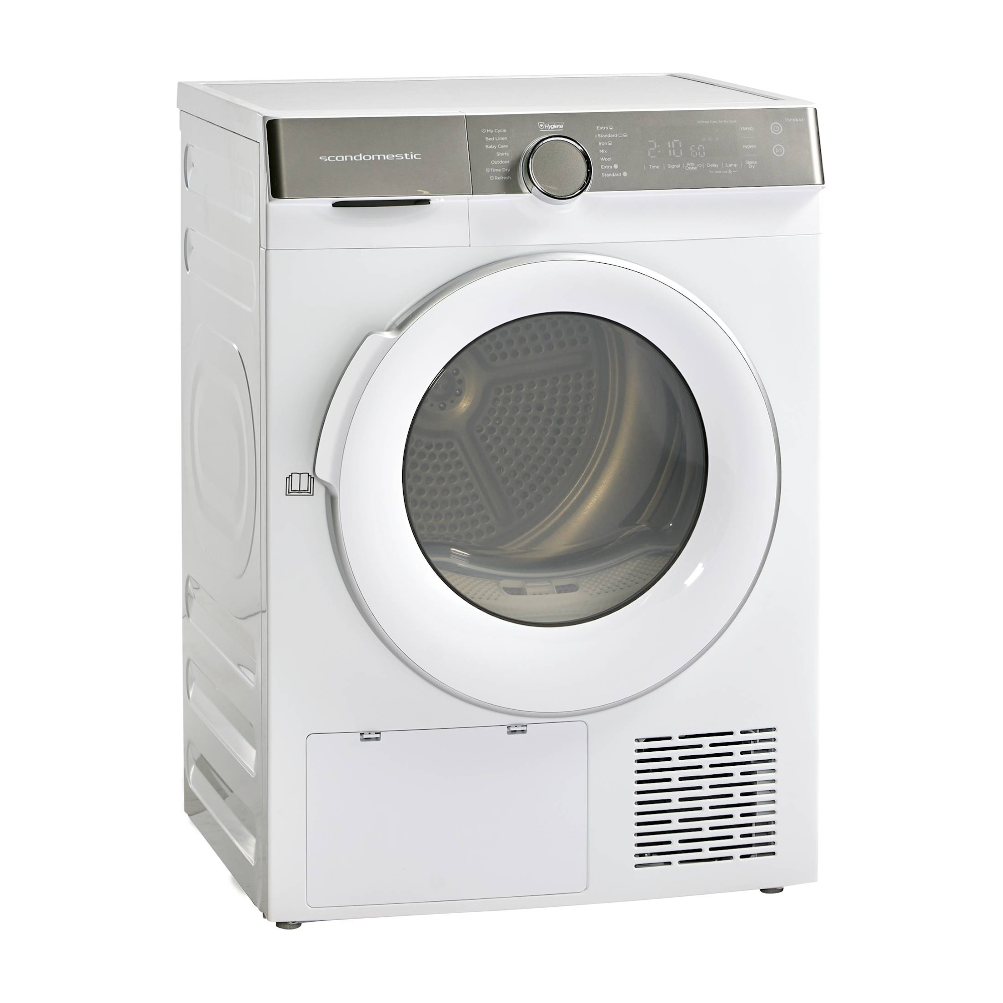 Scandomestic TDH8WA3 kondenstørretumbler hvid 8 kg