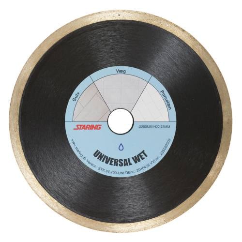 Staring diamantklinge universal wet Ø200 mm