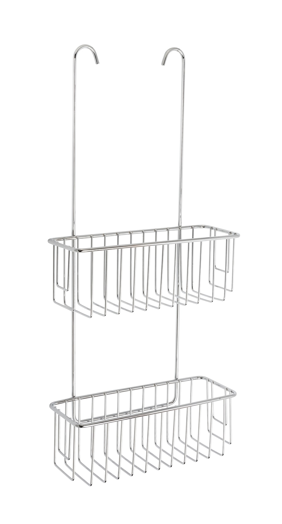 House Steel dobbelt brusehylde i mat sort til brusearmatur