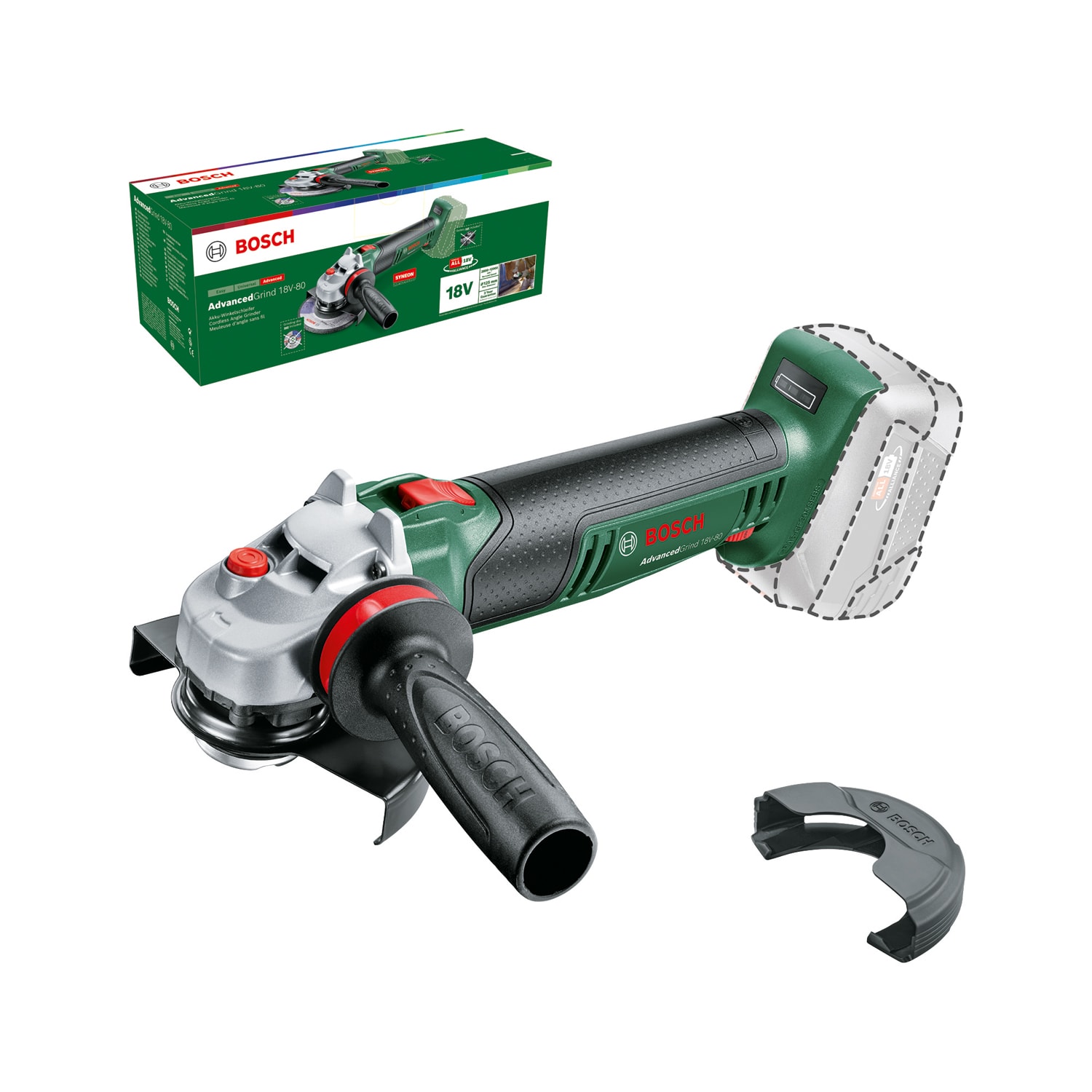 Bosch DIY Akkuvinkelsliber Advanced 18V 125Mm Solo