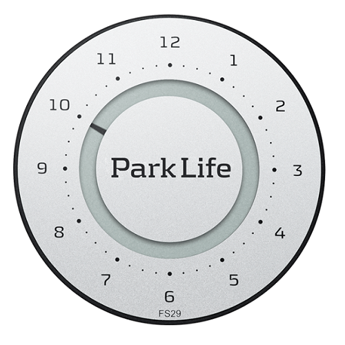 Park Life elektronisk p-skive titanium silver - Tilbehør til bil, Biltilbehør