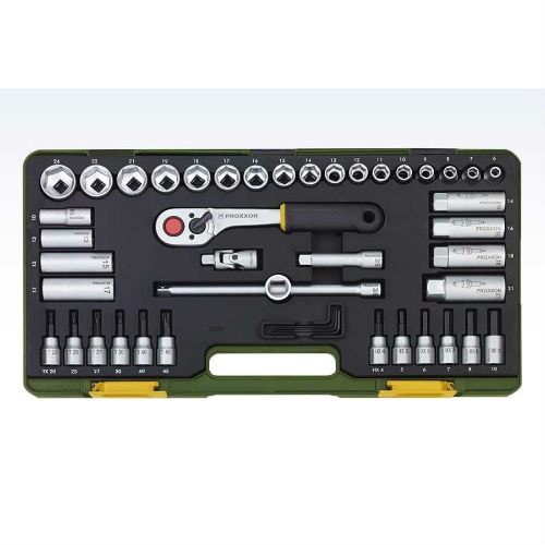 Proxxon kompaktsæt 3/8" med 44 dele