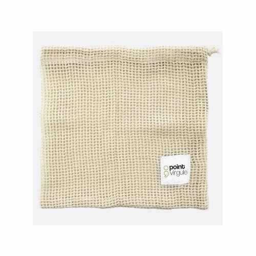 Point-Virgule opbevaringspose i genbrugsbomuld til frugt og grønt 30 x 40 cm