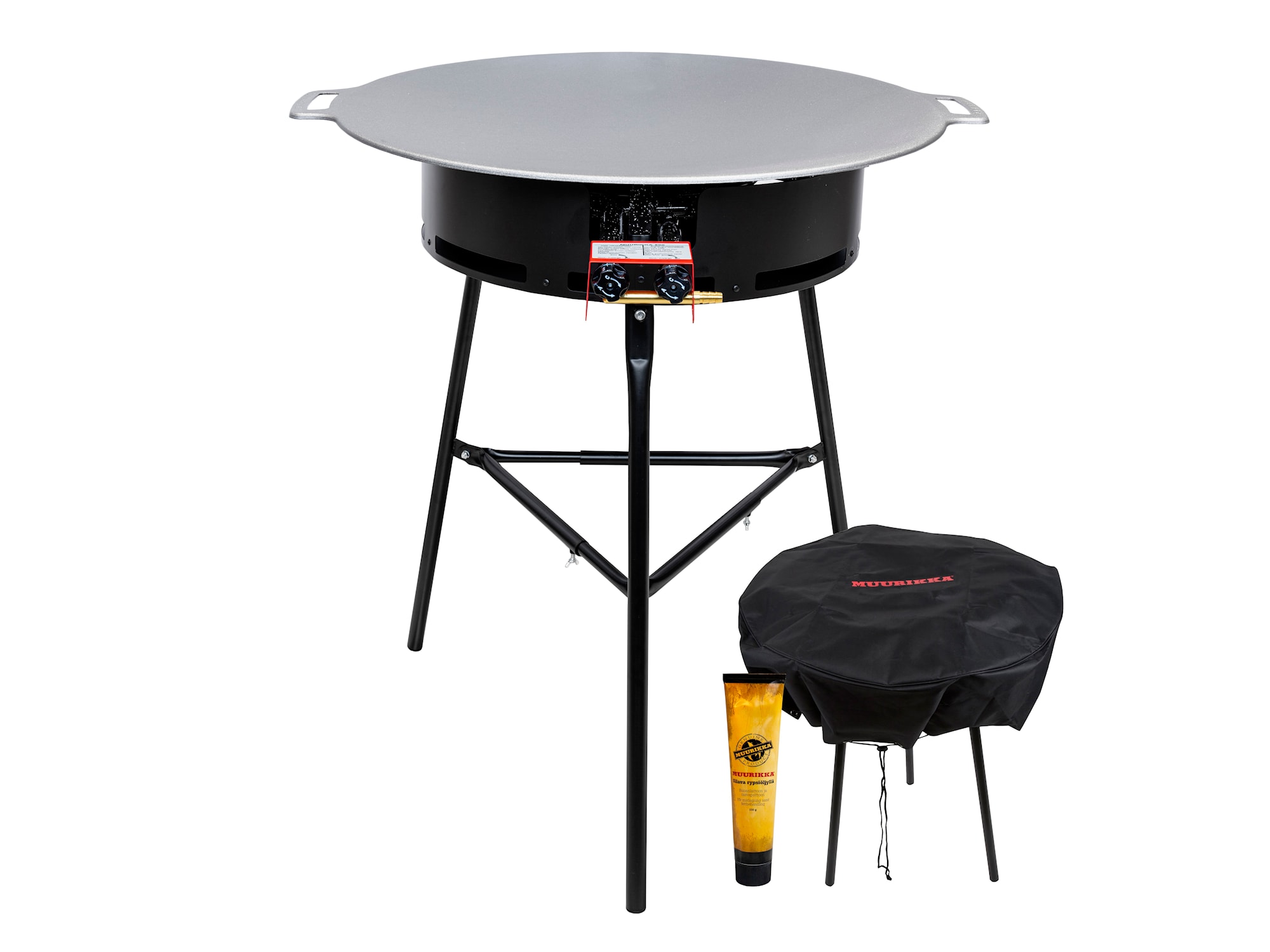 Muurikka stegepladesæt med D-500 gasbrænder 78 cm